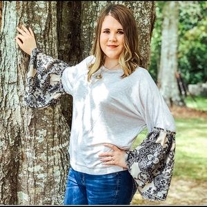 Boho Bell Sleeve Top